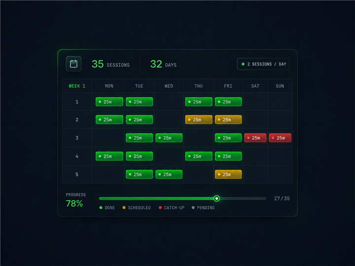 Adaptive Schedule
